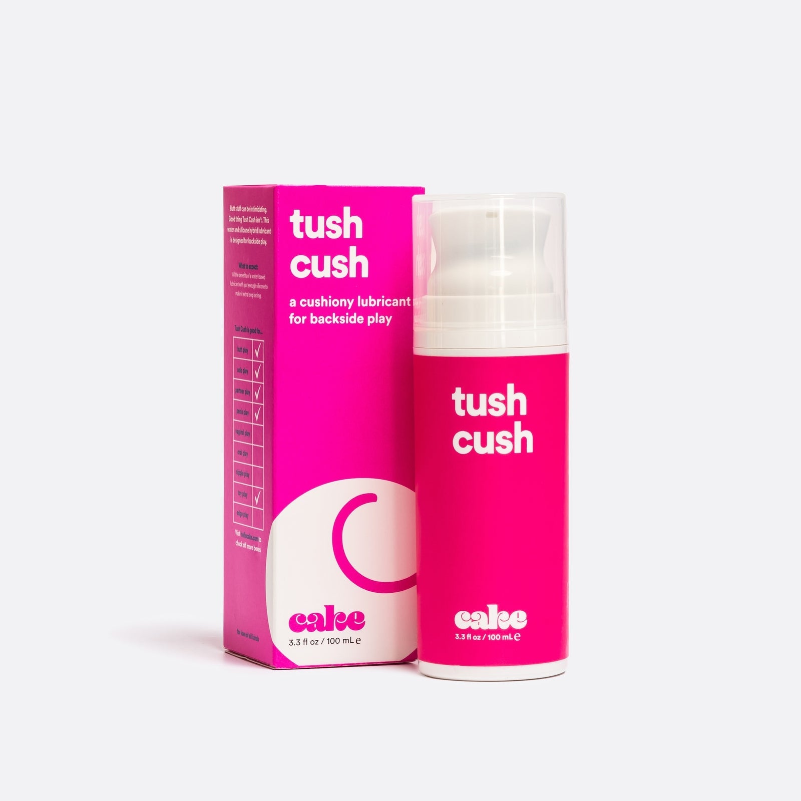 Tush Cush Silicone and Water-Based Personal Lubricant