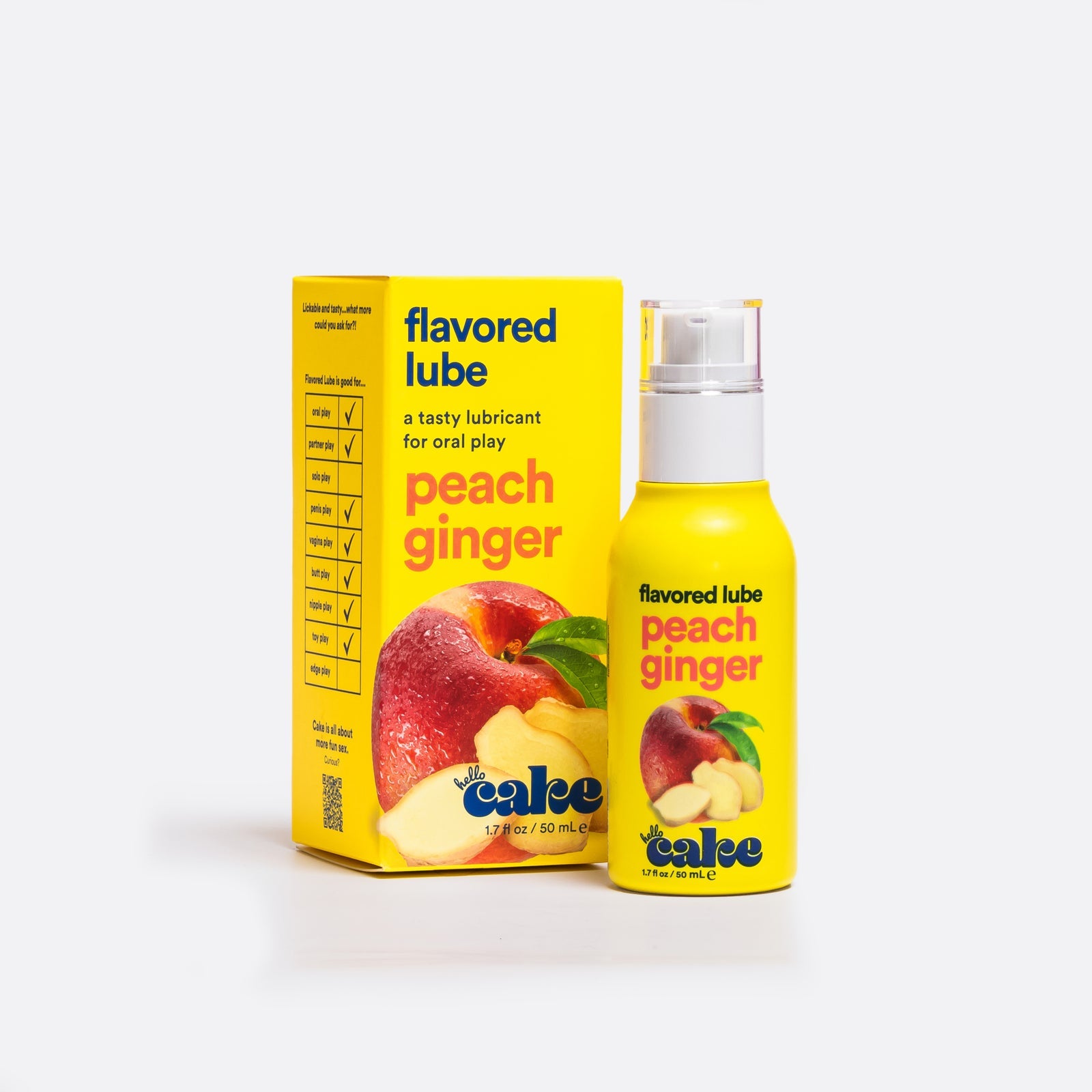 Peach Ginger Flavored Personal Lubricant