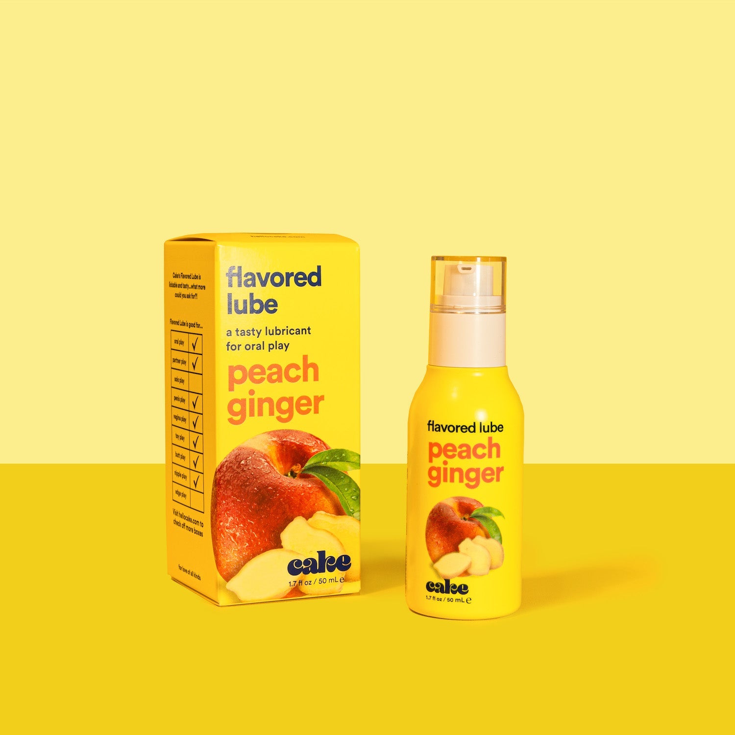 Peach Ginger Flavored Personal Lubricant