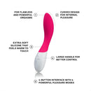 Mona 2 G Spot Vibrator for Women, G Spot Toy for Discrete Pleasure, Curved Vibrator Sex Toy for G Spot, Adult Toy with 6 Intensity Modes, Cerise